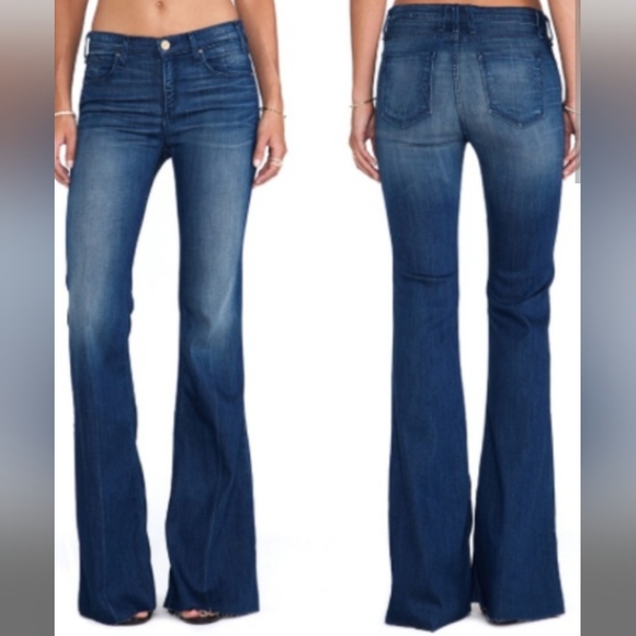 EUC McGuire Denim High Rise Marjorelle Flare in Confessional wash size 30 - Picture 3 of 3